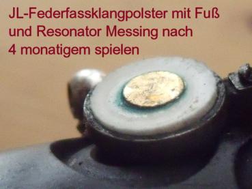 JL-Federfassklangpolster mit Fuß, Klarinettenpolster